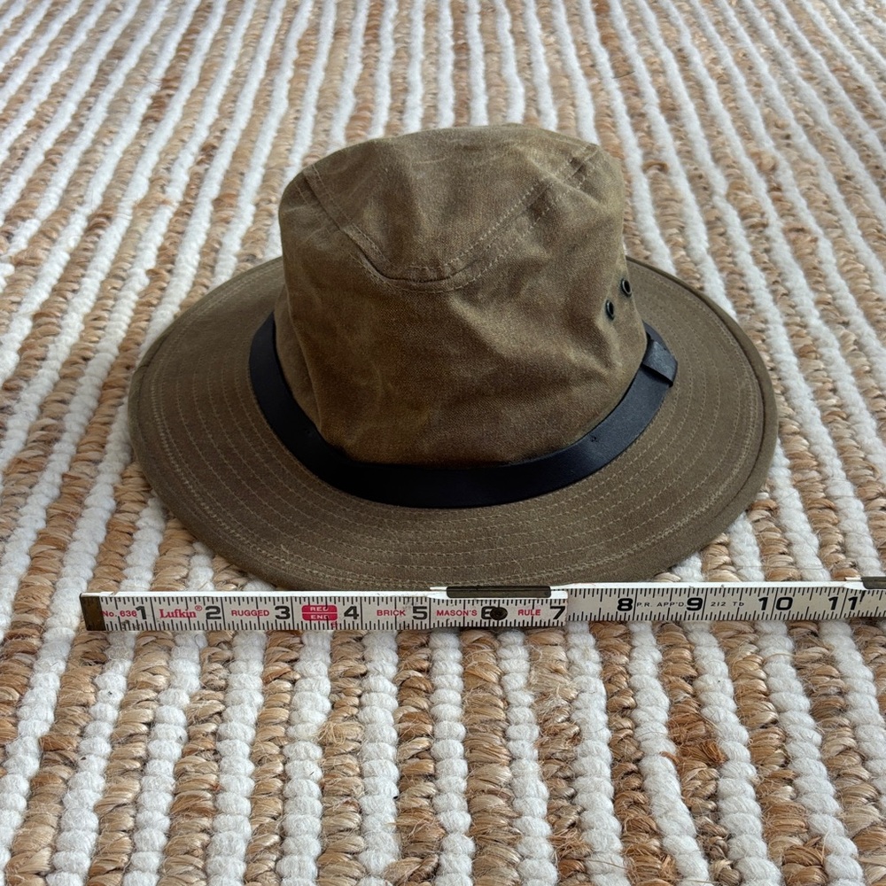 Men's Brown Wide-Brim Hat